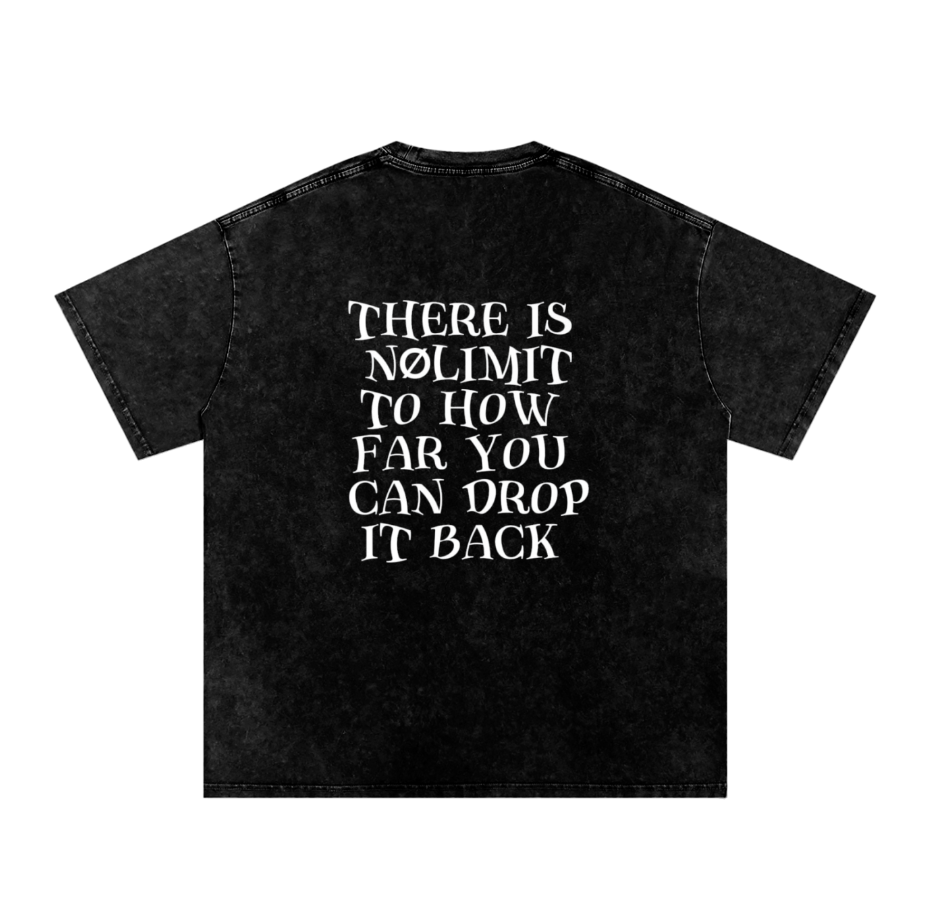 NØLIMIT Snow Washed Oversized Cotton T-Shirts